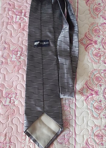 Gri Erkek Kravat - Görsel 2