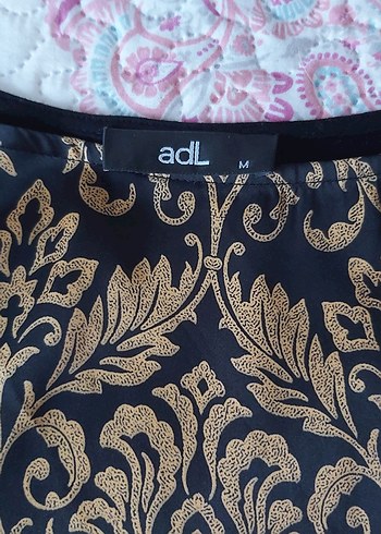 Siyah Desenli Kadın adL Bluz - Görsel 4