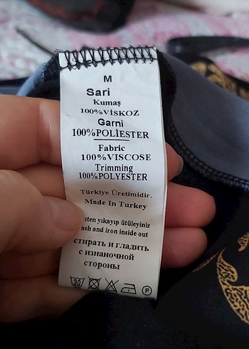 Siyah Desenli Kadın adL Bluz - Görsel 3