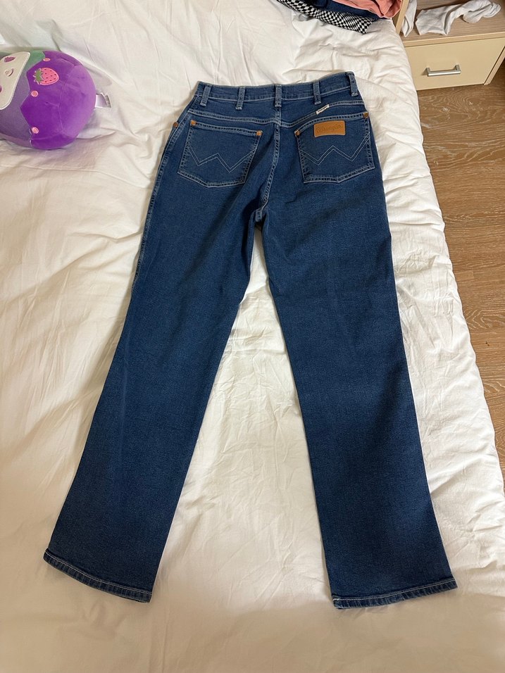 Lee Wrangler Mavi Kot Jean Pantolon - Görsel 3