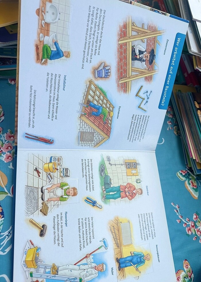 Auf der baustelle Almanca kitap - Görsel 4