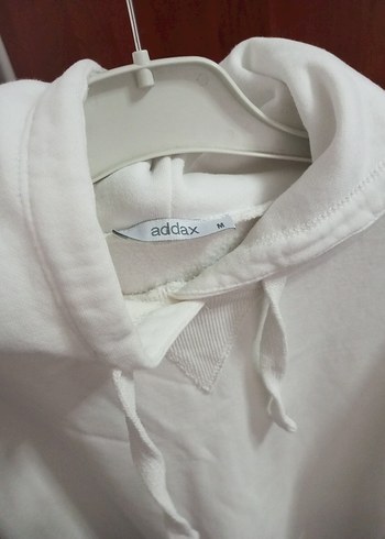 Beyaz Kadın Sweatshirt, Rahat Kesim, Uzun Kollu addax - Görsel 4