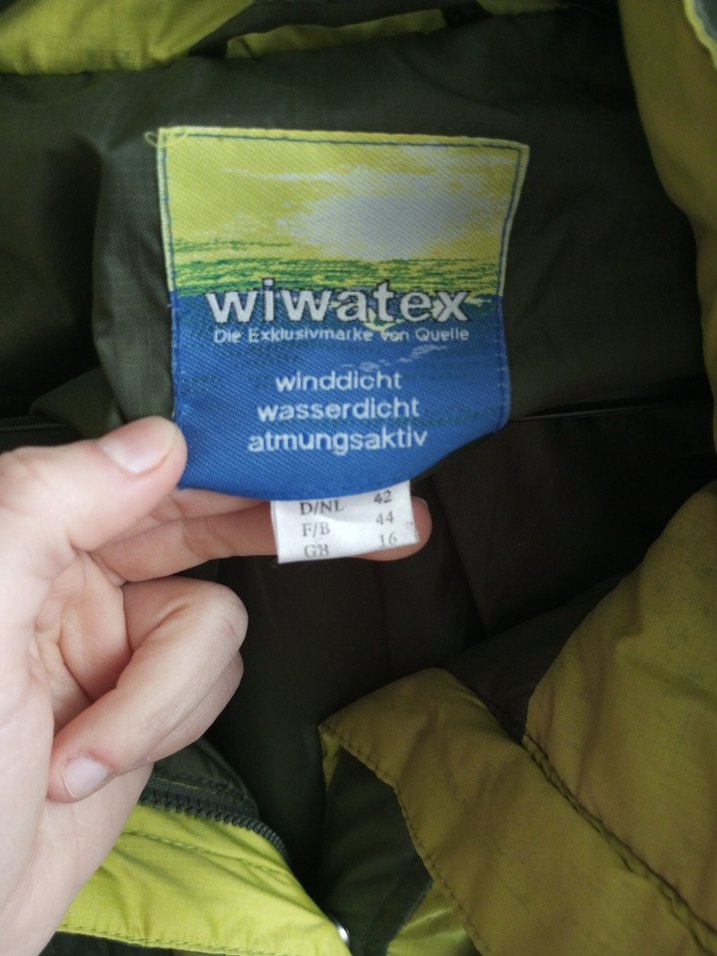 Yeşil ve Sarı Fermuarlı yağmurluk mont unisex erkek - Görsel 2