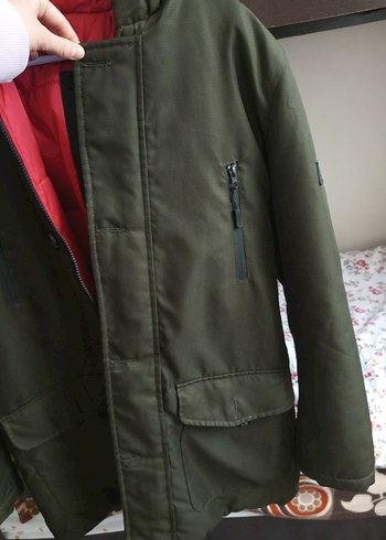 kapüşonlu erkek mont - Görsel 3