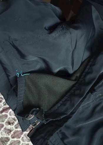 Siyah Düğmeli Erkek Midi Mont - Görsel 5