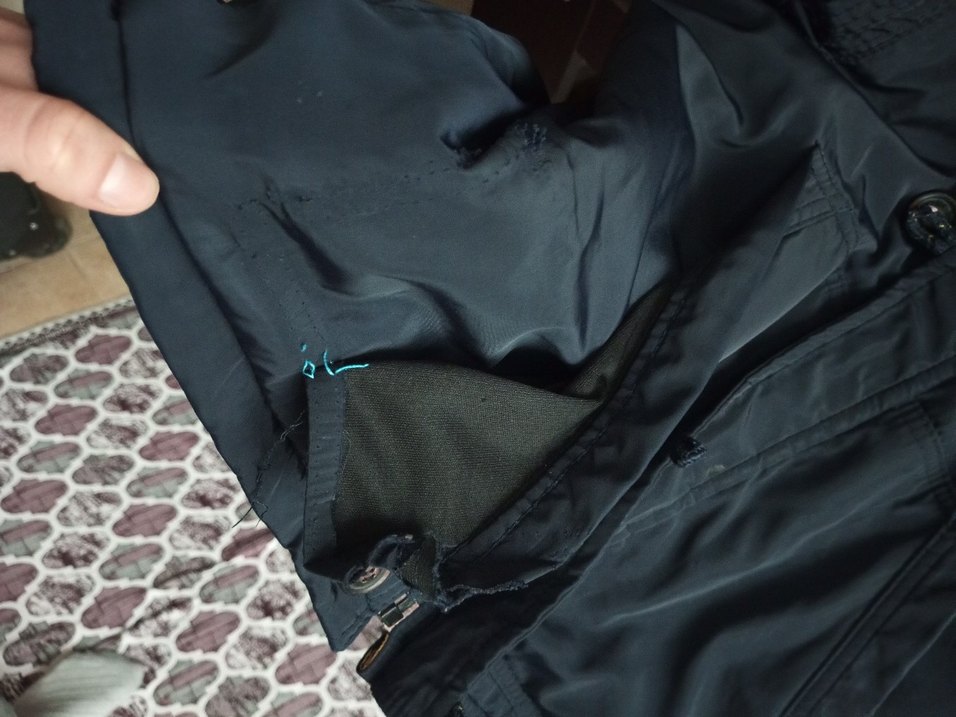 Siyah Düğmeli Erkek Midi Mont - Görsel 5