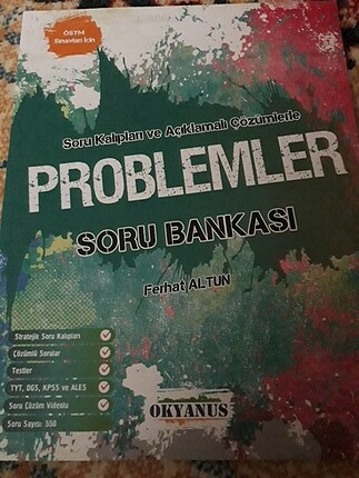 Problemler soru bankası 