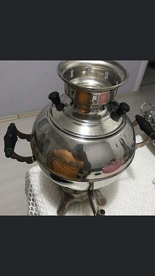 Elektrikli pirinç semaver