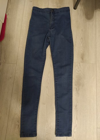 Addax Koyu Mavi Dar Kesim Denim Jean