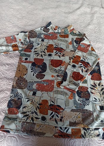 Bohem Çok Renkli Desenli Tunik - Görsel 3