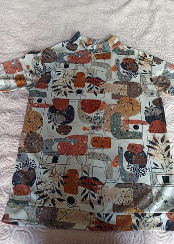 Bohem Çok Renkli Desenli Tunik - Görsel 2