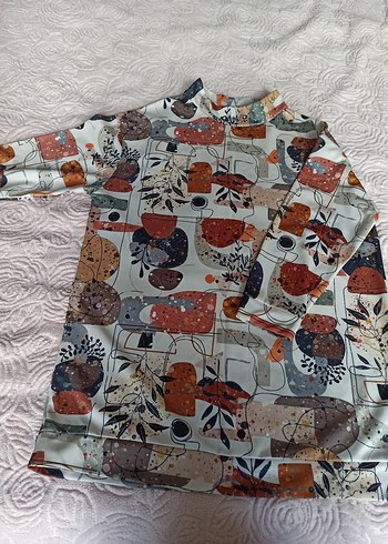 Bohem Çok Renkli Desenli Tunik - Görsel 5