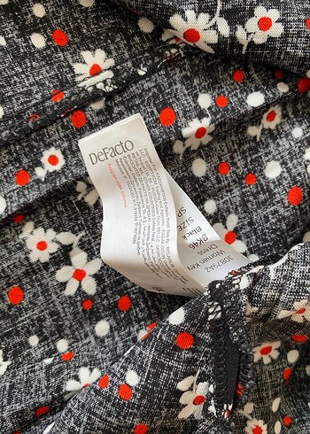 Çiçek Desenli V Yaka Midi Elbise - Görsel 7