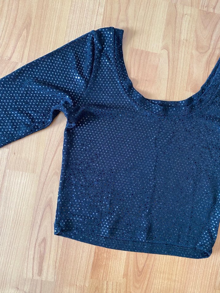 Kadın Siyah Uzun Kollu Tek Renk Bluz - Görsel 3