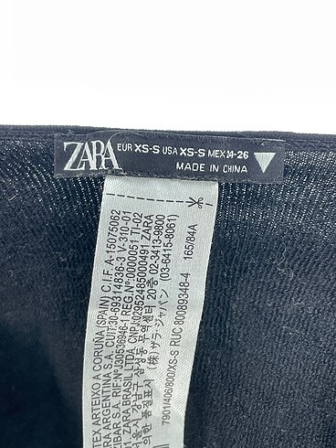 xs Beden siyah Renk Zara Mini Üst %70 İndirimli.