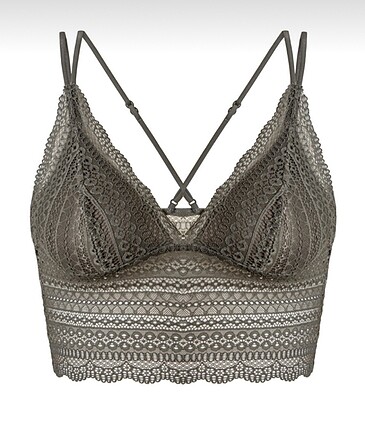 Harem Suare Siyah Bralet