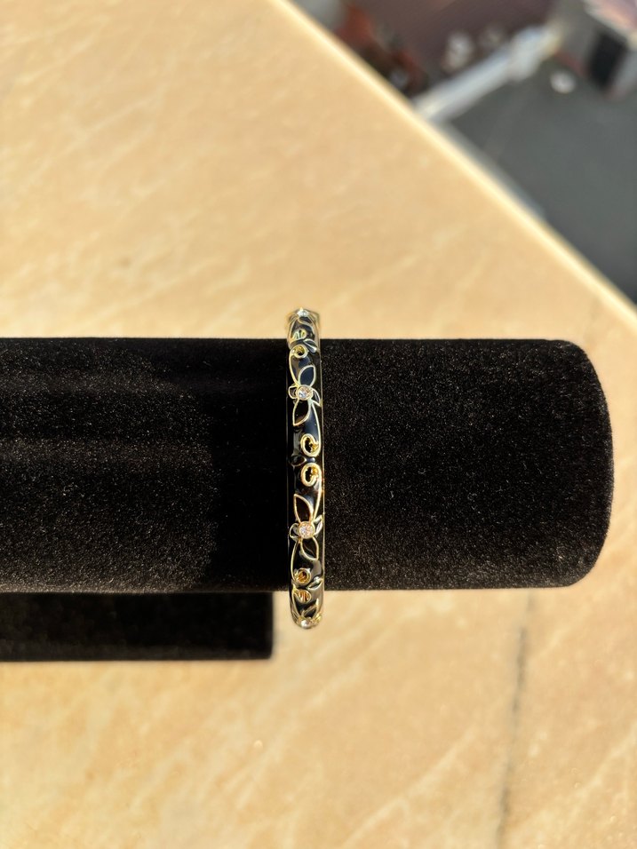 mineli bileklik siyah - Görsel 2