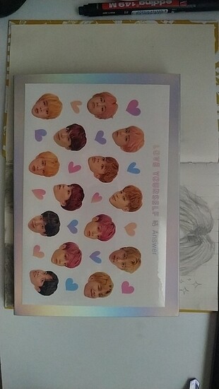 BTS ANSWER sticker orijinal