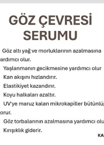 Göz Çevresi Serumu - Görsel 3