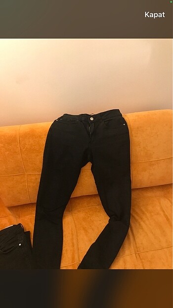 2 Zara siyah kot pantalon