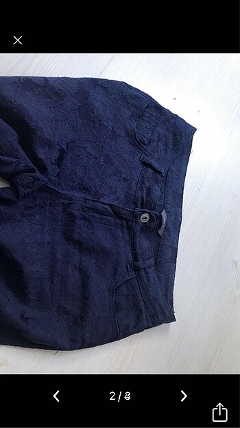 Diğer Yuksek kendinden desenli pantalon