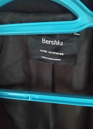 xs Beden Bershka kaşe mont