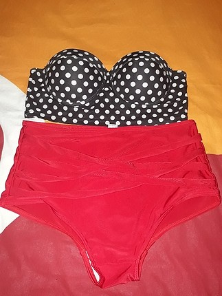 yuksek bel bikini