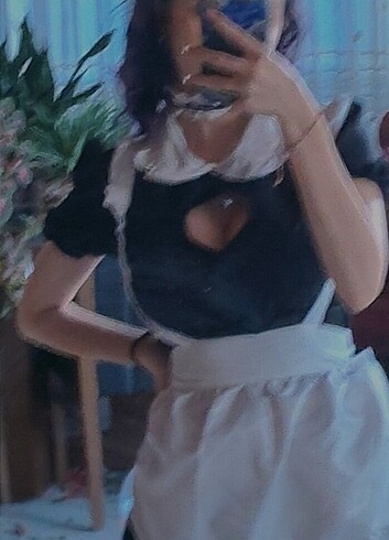 Hizmetçi /Maid Kostüm Cosplay Elbise