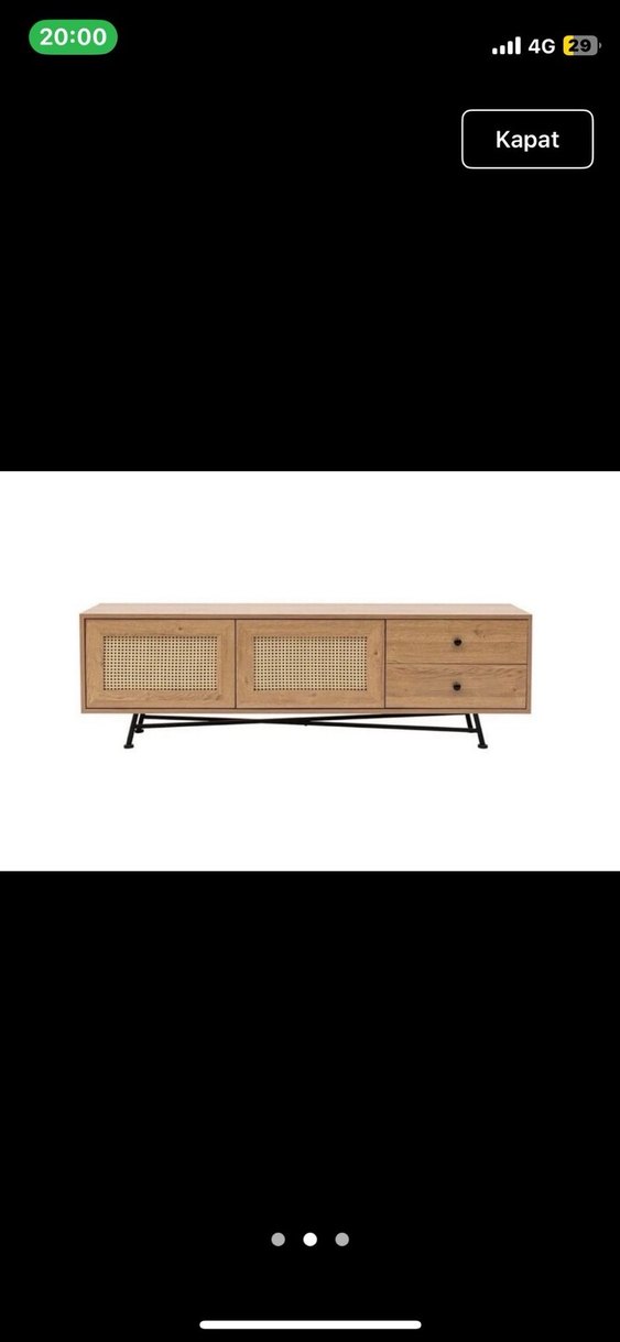 Bej Renkli Modern TV Ünitesi - Görsel 3