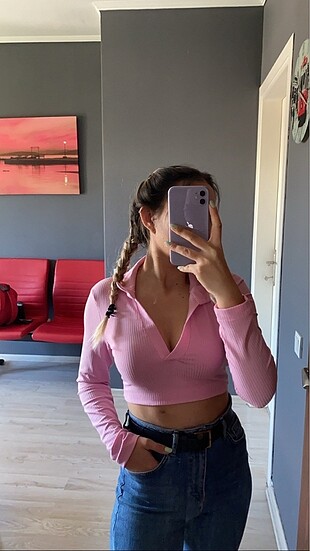 Pembe üst