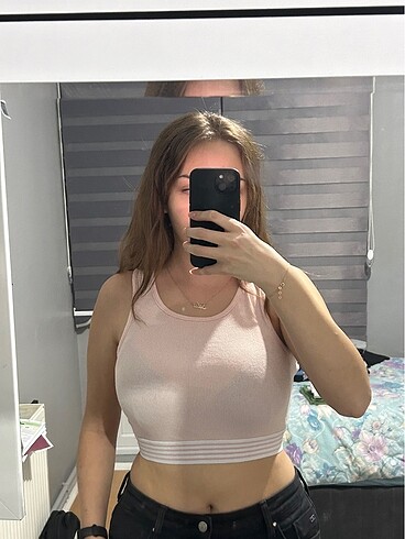Trendyol & Milla pembe crop