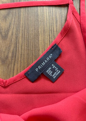 Primark Kırmızı V Yaka Bluz