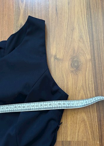 Lacivert Klasik Kesim Elbise - Görsel 3