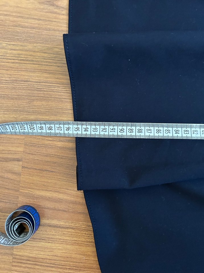 Lacivert Klasik Kesim Elbise - Görsel 5