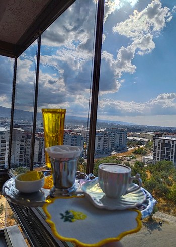 Renkli Çiçek Desenli Nakışlı Peçeteler - Görsel 10