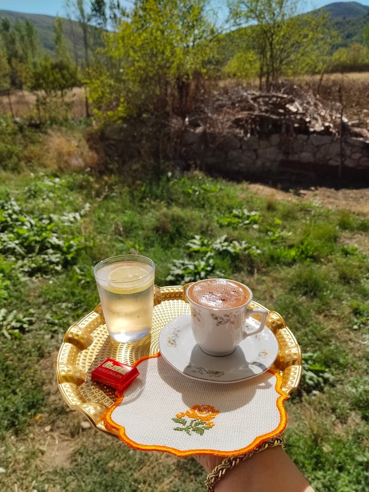 Renkli Çiçek Desenli Nakışlı Peçeteler - Görsel 5