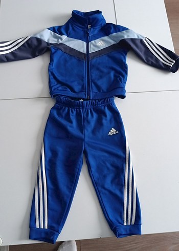 Erkek Çocuk Mavi Adidas Eşofman Takımı
