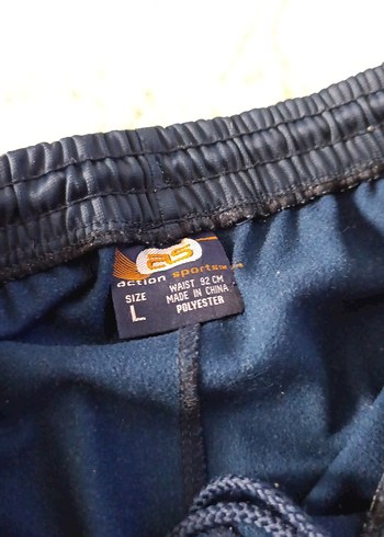 Erkek Mavi Yan Şeritli Eşofman Altı - Görsel 3