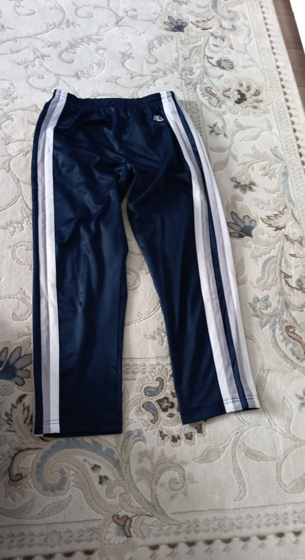 Erkek Mavi Yan Şeritli Eşofman Altı - Görsel 2