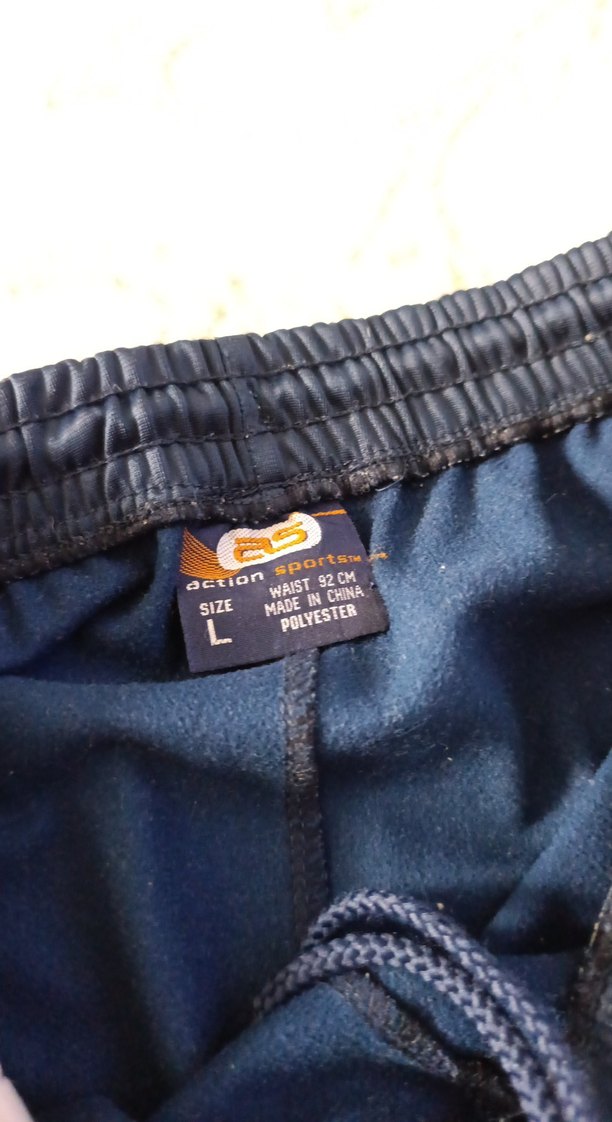 Erkek Mavi Yan Şeritli Eşofman Altı - Görsel 3