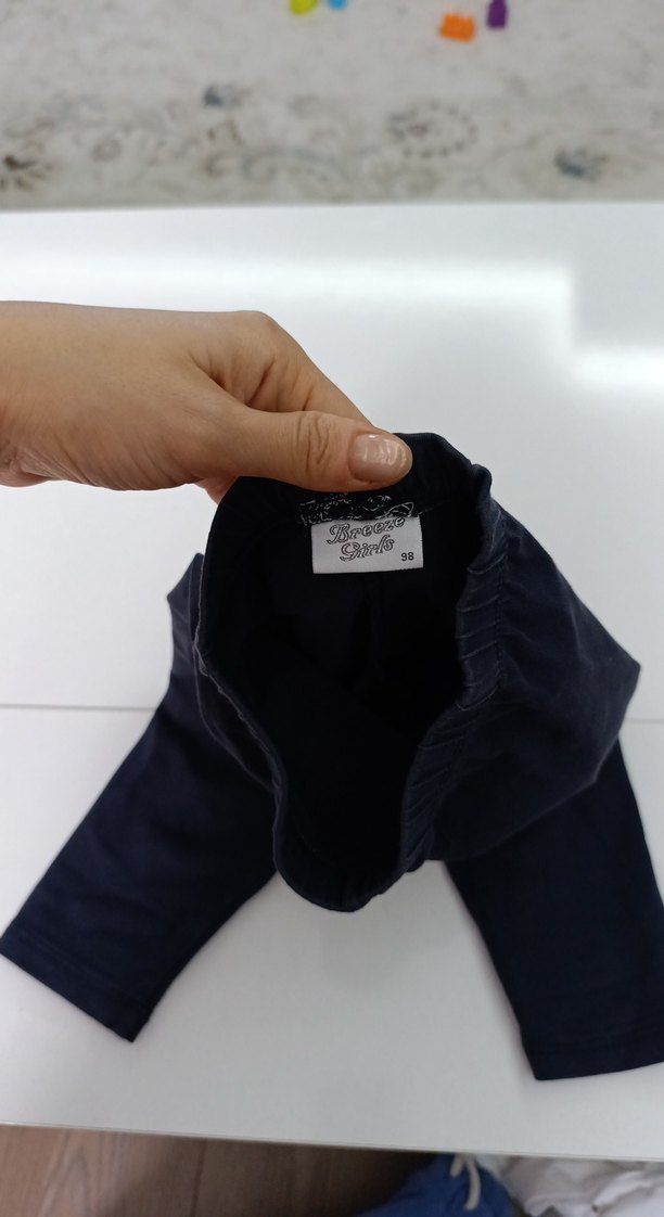 Kız Çocuk Lacivert Tayt - Görsel 2