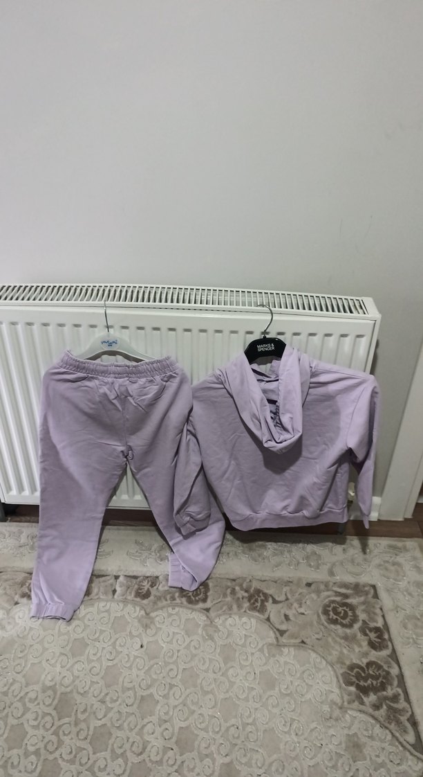 Mor Kadın Salaş Eşofman Takımı - Görsel 3