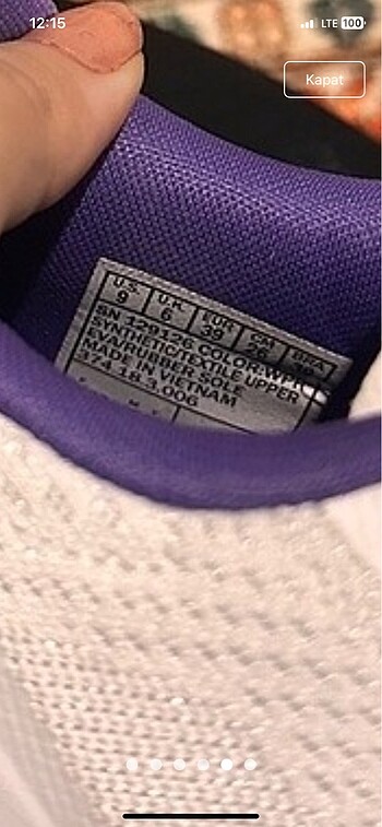 39 Beden beyaz Renk Skechers kadın spor ayakkabı