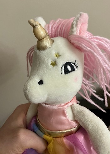 Beden Renk Pembe Unicorn Peluş Oyuncak