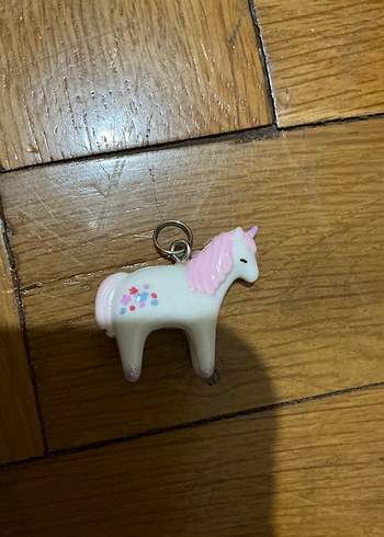 Pembe Pastel Unicorn Figür Anahtarlık