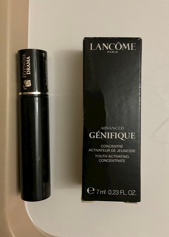 Lancôme Siyah Maskara ve serum