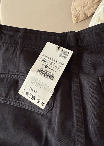 36 Beden Zara Kadın KargoPantolon