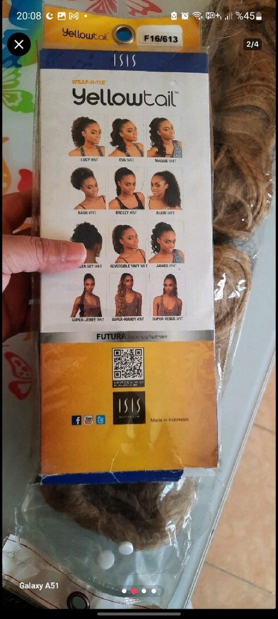 Yellowtail takma  Saç - Görsel 2