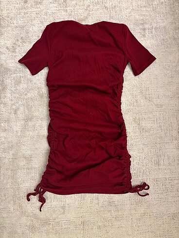 Zara Zara Bordo Elbise