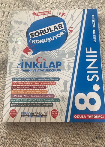 8. Sınıf İnkılap Tarihi ve Atatürkçülük Soru Kitabı